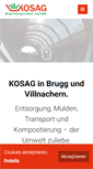 Mobile Screenshot of kosag.ch