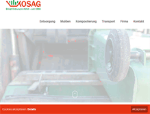 Tablet Screenshot of kosag.ch